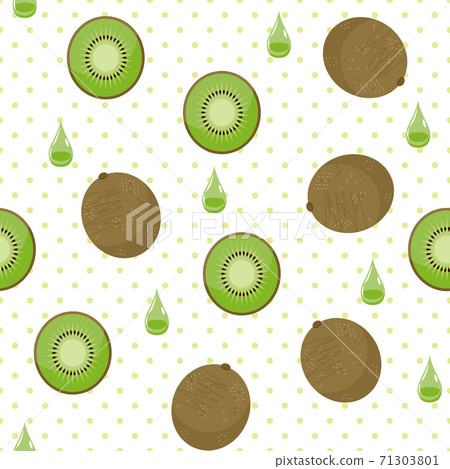 Kiwi seamless pattern 71303801
