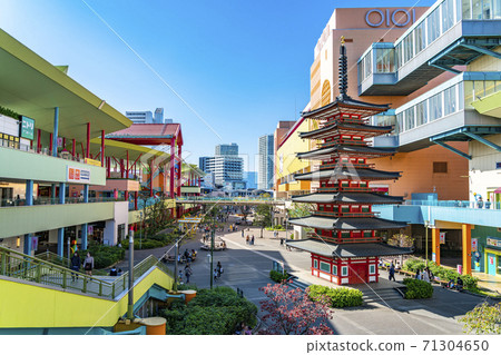 [Kanagawa Prefecture] Cityscape of Vina Walk spreading in front of Ebina Station 71304650