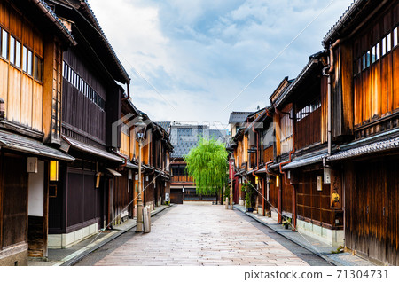 Higashi Chaya District Kanazawa City Ishikawa Stock Photo