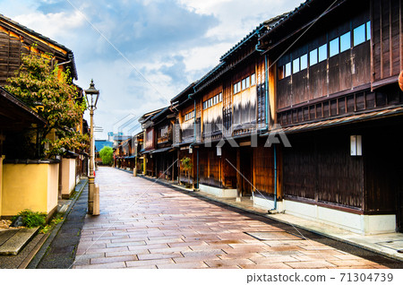 Higashi Chaya District Kanazawa City Ishikawa Stock Photo