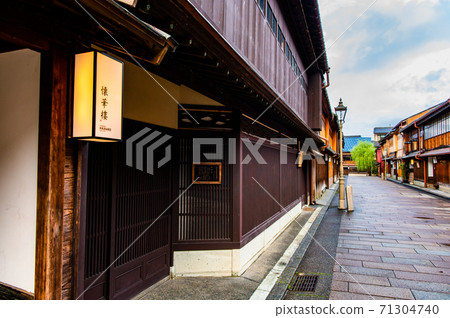 Higashi Chaya District Kanazawa City Ishikawa Stock Photo