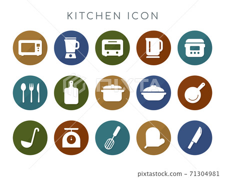 廚房工具圖標 71304981