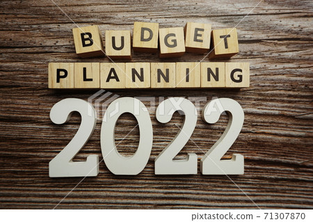 Budget Planning 2022 alphabet letters on wooden background Budget Planning 2022 alphabet letters on wooden background 71307870