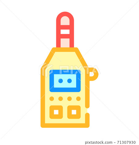 vibrometer measuring equipment color icon vector illustration 71307930