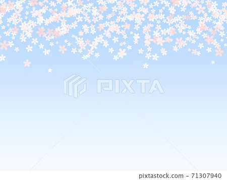 Sakura background wallpaper blue Sakura background wallpaper blue 71307940