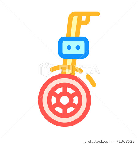 curvimeter measuring equipment color icon vector illustration 71308523