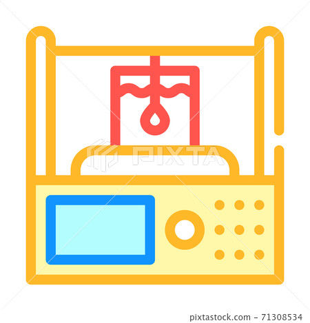 alcohol meter color icon vector isolated illustration 71308534