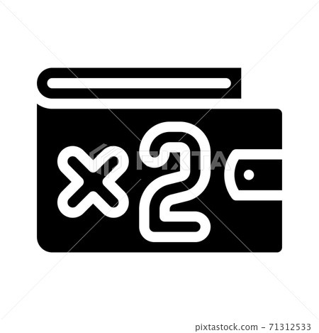 capital gain glyph icon vector isolated illustration 71312533