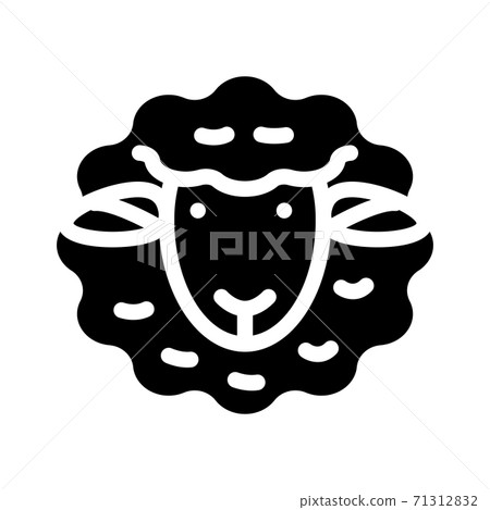 dolly sheep clone glyph icon vector illustration dolly sheep clone glyph icon vector illustration 71312832
