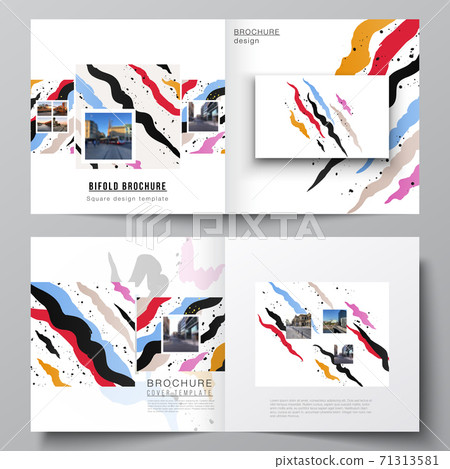 Vector Layout Of Two Covers Templates For Stock Illustration