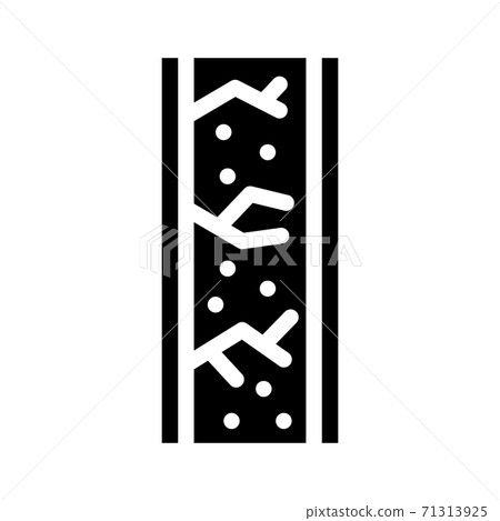 waterproof wall layers glyph icon vector illustration 71313925