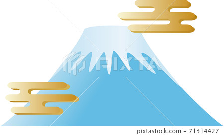 新年元旦富士山插圖素材 71314427