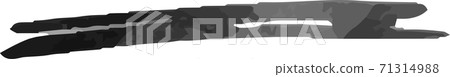 Line line brush brush material design watercolor texture 71314988