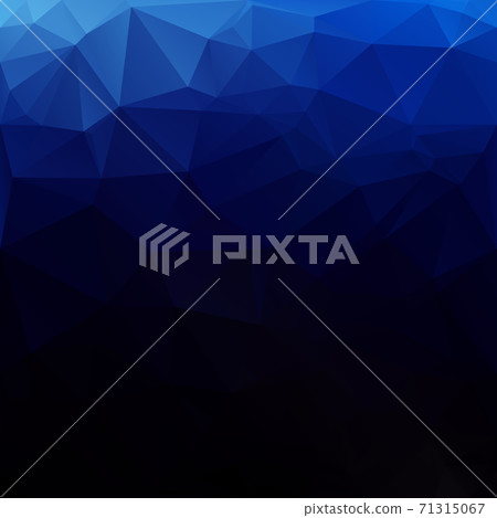 Blue Polygonal Mosaic Background, Creative Design Templates 71315067