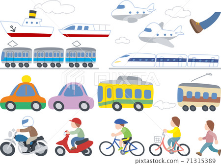 A set of simple transportation and transportation A set of simple transportation and transportation 71315389