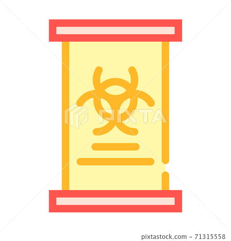 capsule for storing dangerous viruses color icon vector illustration capsule for storing dangerous viruses color icon vector illustration 71315558