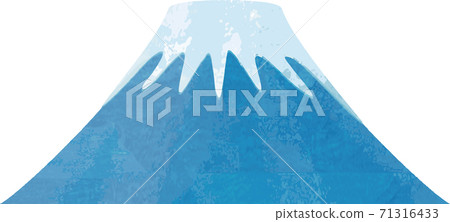 元旦新年富士山水彩插圖素材 元旦新年富士山水彩插圖素材 71316433
