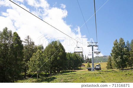 Chair lift and landscape Chair lift and landscape 71316871