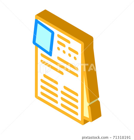 prisoner private matter isometric icon vector illustration 71318191