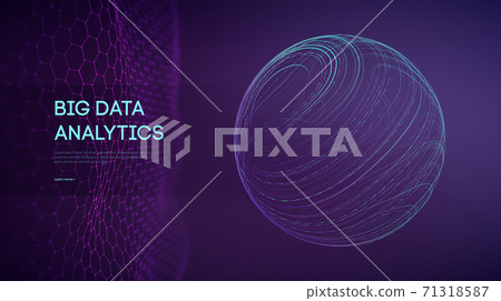 Abstract technology background. Background 3d grid.Cyber technology Ai tech wire network futuristic wireframe. Artificial intelligence . Cyber security background Vector illustration Abstract technology background. Background 3d grid.Cyber technology Ai tech wire network futuristic wireframe. Artificial intelligence . Cyber security background Vector illustration 71318587