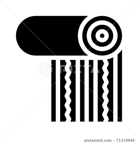 wallpapering renovation glyph icon vector illustration isolated 71319940