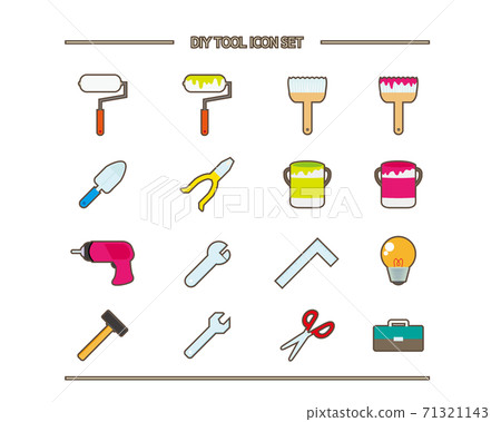 DIY矢量插圖集自己動手工具 DIY矢量插圖集自己動手工具 71321143