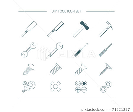 DIY vector illustration set do-it-yourself tools 71321257