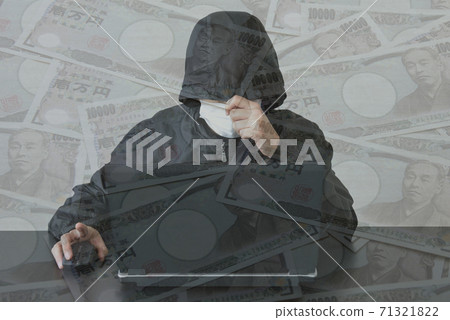 Money and criminal image Money and criminal image 71321822