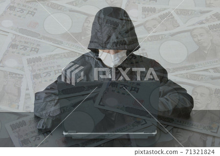 Money and criminal image Money and criminal image 71321824