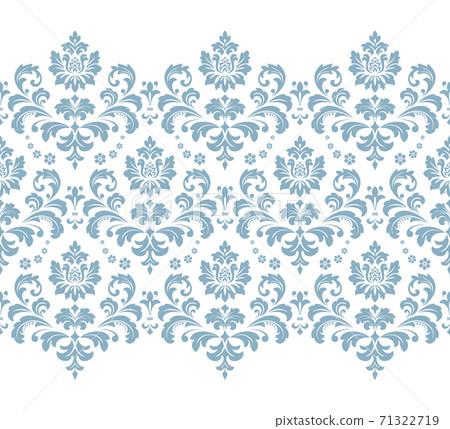 Floral pattern. Vintage wallpaper in the Baroque style. Floral pattern. Vintage wallpaper in the Baroque style. 71322719