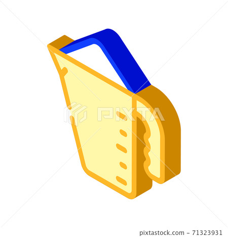measuring cup with powder isometric icon vector illustration measuring cup with powder isometric icon vector illustration 71323931