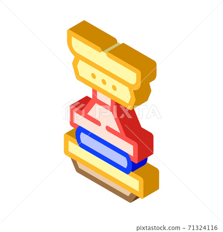 press equipment isometric icon vector isolated illustration press equipment isometric icon vector isolated illustration 71324116