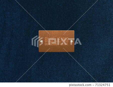 Blue jeans texture background. Vector illustration. 71324751