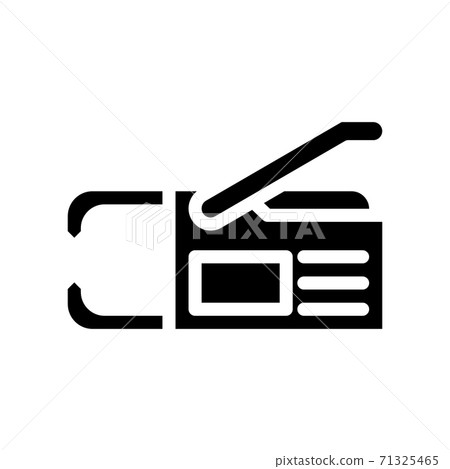 spot welding glyph icon vector isolated illustration 71325465