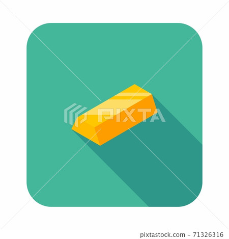 Gold Bar icon vector isometric. - Stock Illustration [71326316] - PIXTA