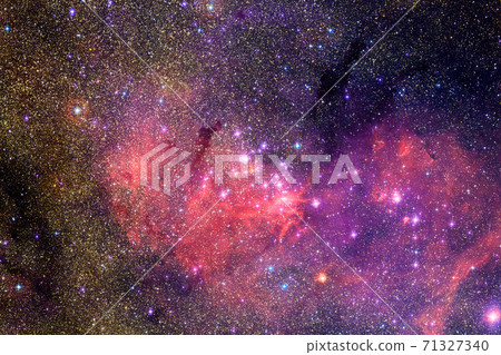 Cosmic landscape. Nebula. Elements of this image furnished by NASA 71327340