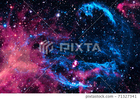 Endless universe. Elements of this image furnished by NASA. 71327341
