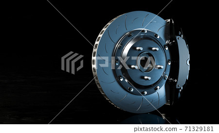 Brake Disc and Black Calliper. 71329181