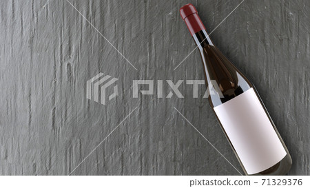 Wine bottle mock up copy space Template for advertising design branding identity Wine bottle mock up copy space Template for advertising design branding identity 71329376