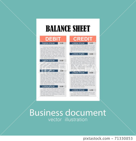 Business documents. Vector illustration in flat design. 71330853