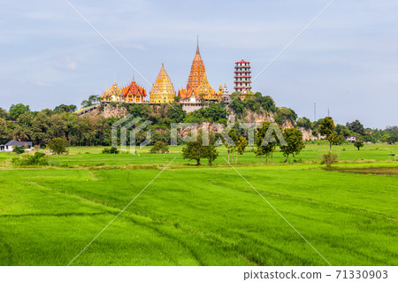 Wat Tham Suea at Kanchanaburi Province in Thailand 71330903