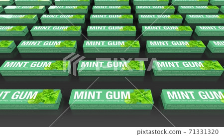 gum, rubber, mint 71331320