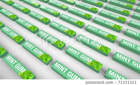 口香糖 薄荷 香草 71331321