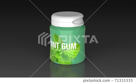 瓶子 口香糖 薄荷 71331333