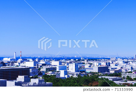 千葉市，東京灣，東京的沿海地區[東京灣的城市景觀] 71333990