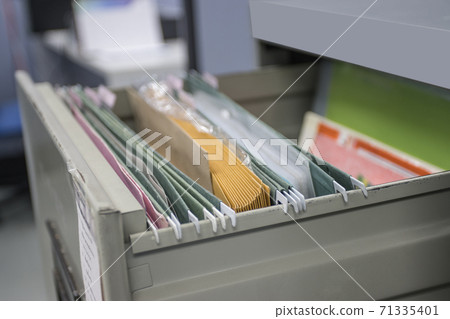 file folder documents In a file cabinet retention concept business office equipment file folder documents In a file cabinet retention concept business office equipment 71335401