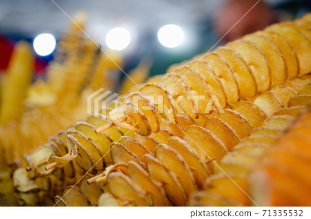 spiral twisted tornado potatoes spiral twisted tornado potatoes 71335532