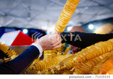 spiral twisted tornado potatoes spiral twisted tornado potatoes 71335535