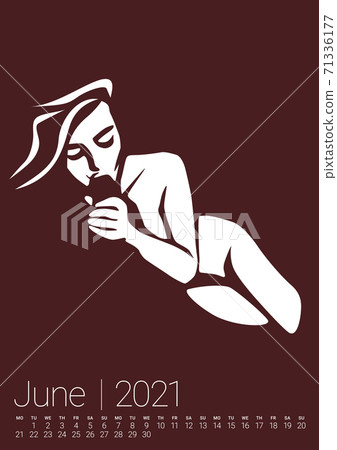 Vector Erotic Calendar Vector Erotic Calendar 71336177