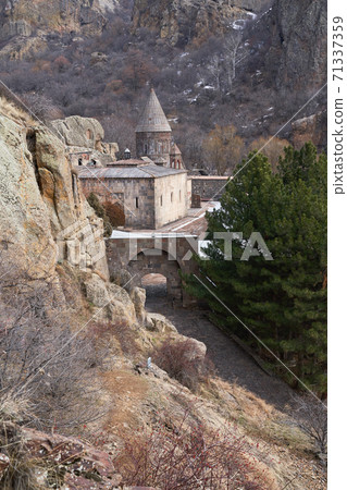 Geghard monastery is an Orthodox Christian monastery Geghard monastery is an Orthodox Christian monastery 71337359